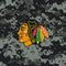 NHL Chicago Blackhawks Camo Galaxy Buds Live Skin